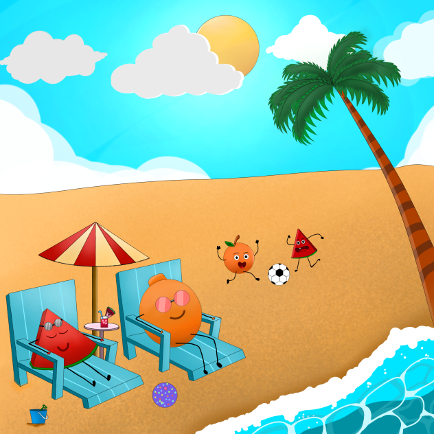 summer beach