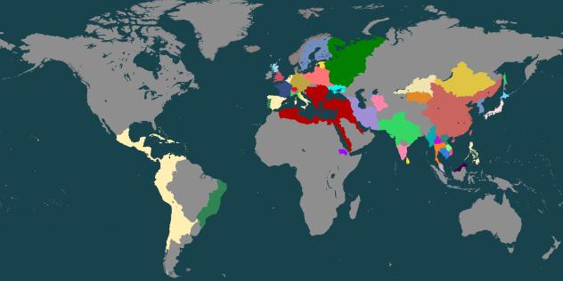1592年くらいの地図