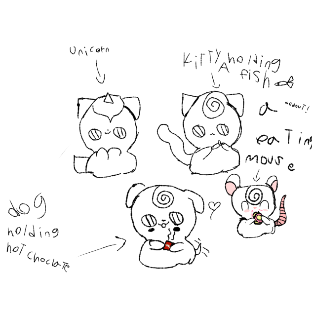 Coloring book cute animals