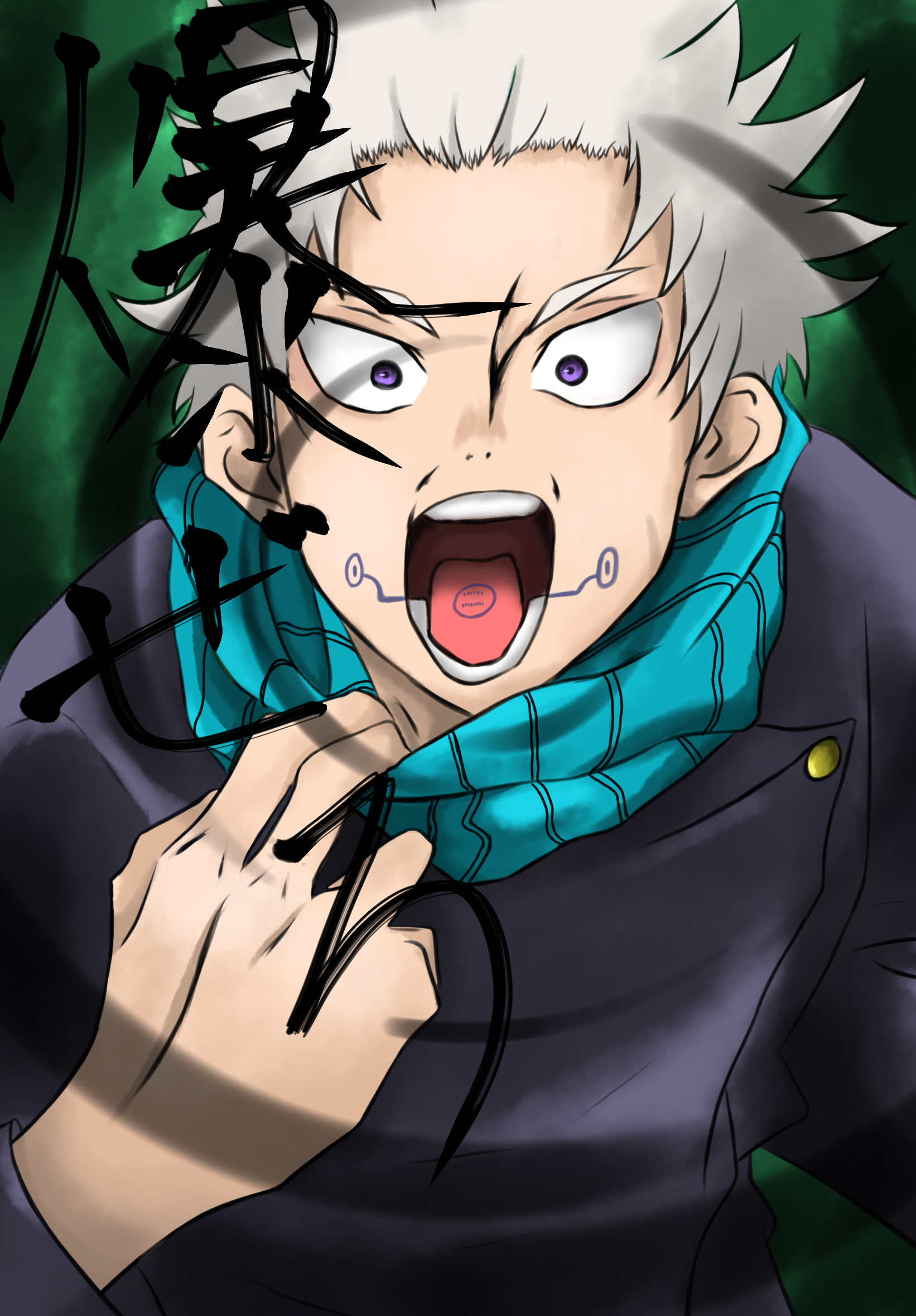 狗巻棘 呪術廻戦0ver 「爆ぜろ」 - ibisPaint