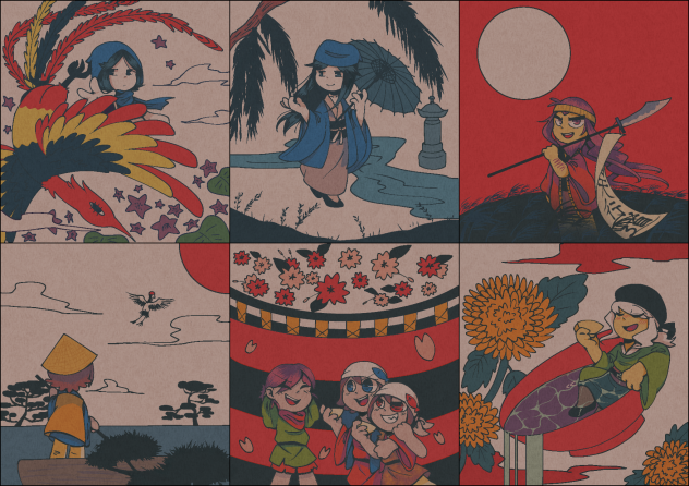 展示に出した絵①