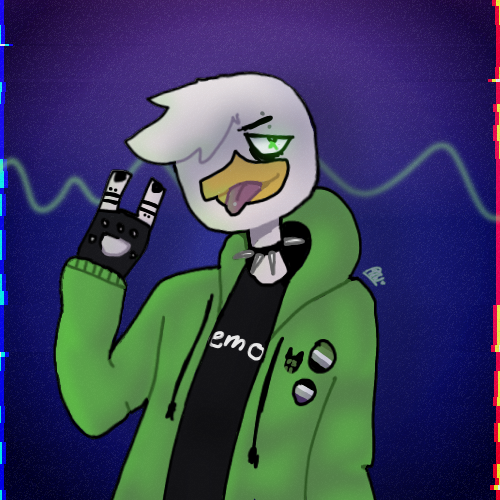 🖤💚 Sparkleduck Louie 💚🖤