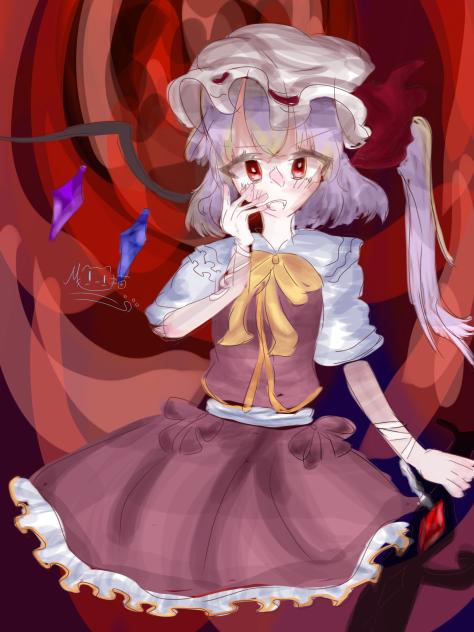 塗り練習で描いた超フラ