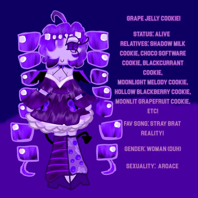 Grape jelly cookie!!