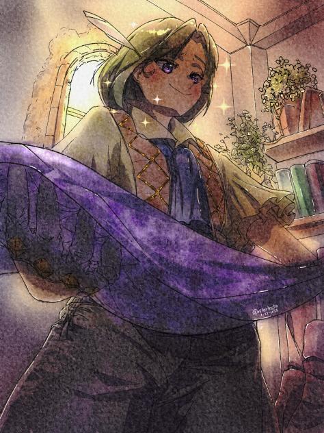 Young lime green happy look