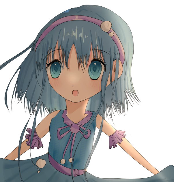 ひまりちゃんの線画塗りました!!!