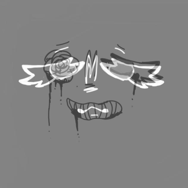 Bassie face twisted half
