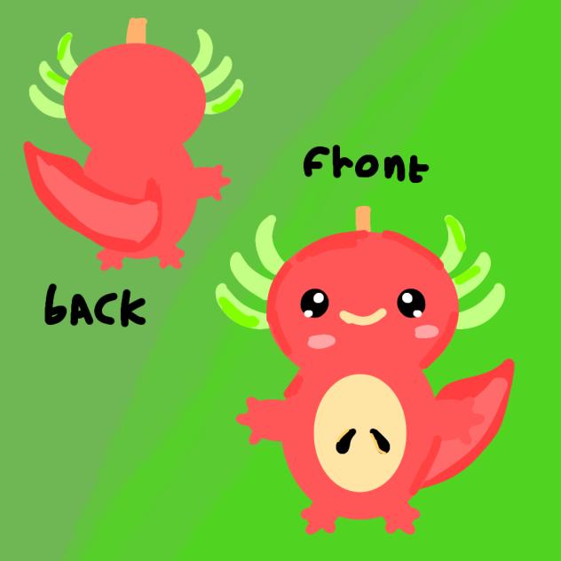 Apple axolotl