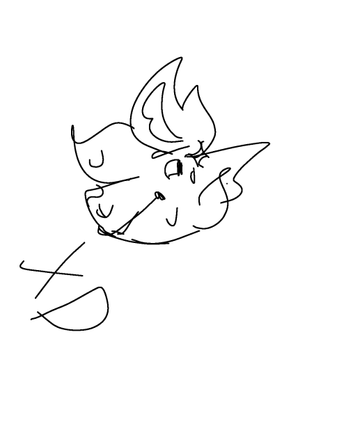 I drew this with a carrot- don’t ask