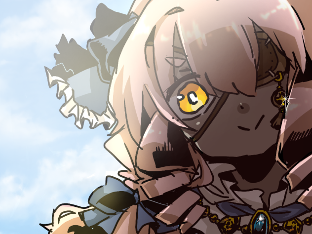 褐色肌と橙目は合うと思う