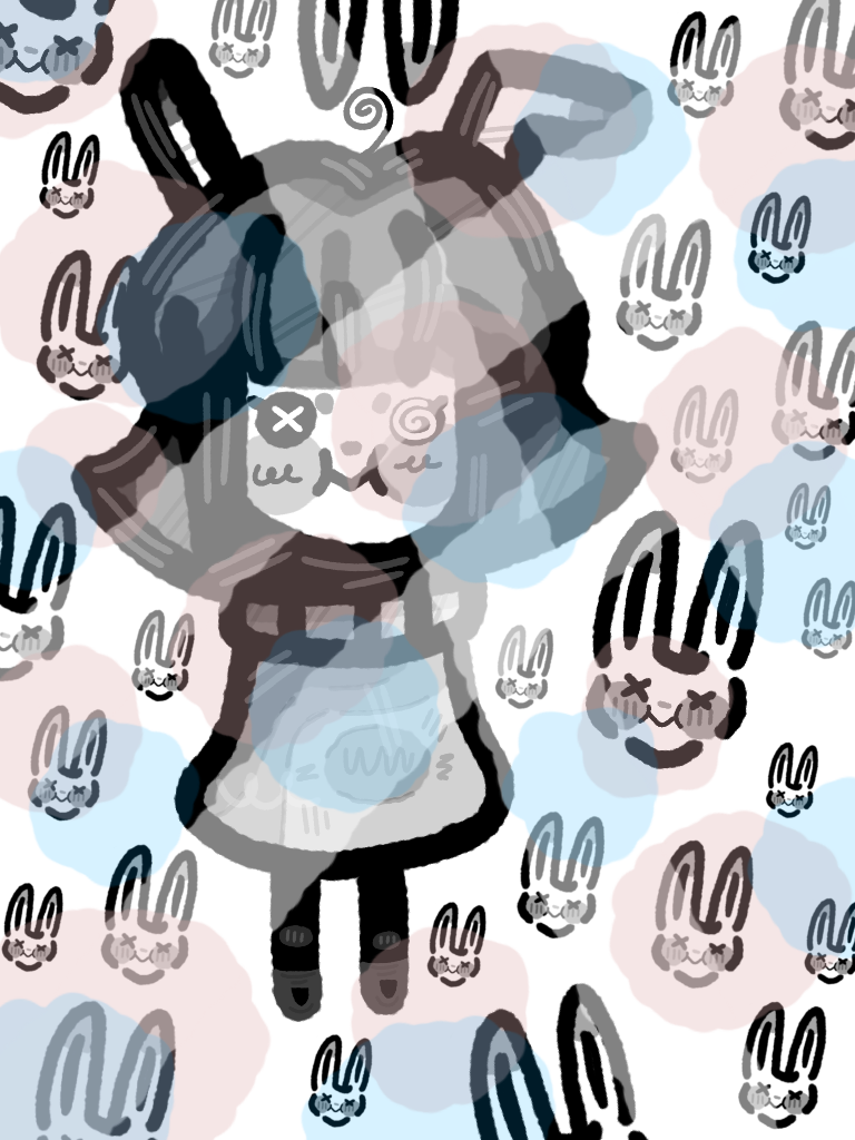 My oc as a background - ibisPaint