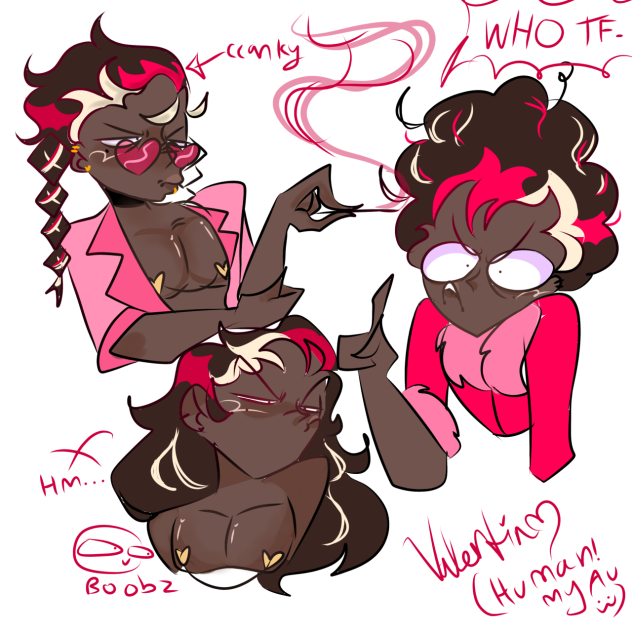 Human Valentino (my au)