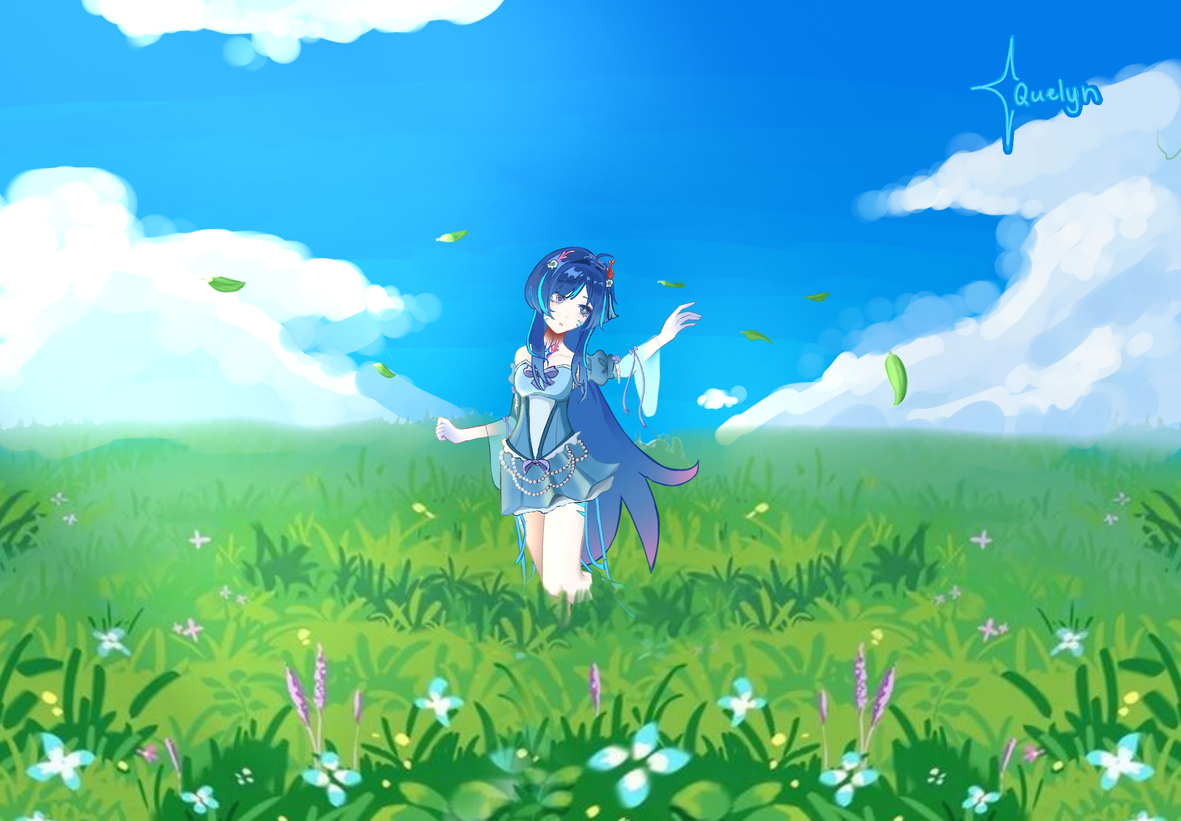 The wind - ibisPaint