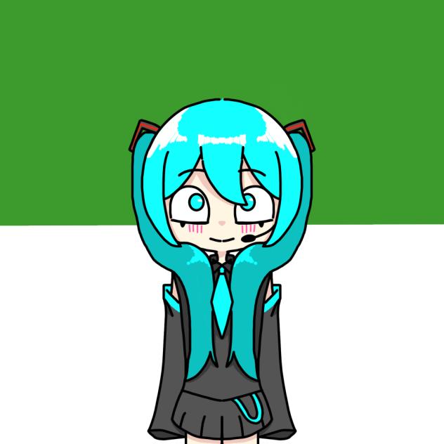 記憶頼りに初音ミク描いてみた