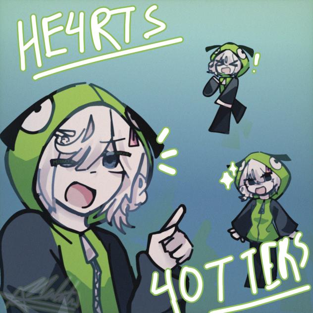 Drawing avatars pt4, HE4RTS4OTTERS
