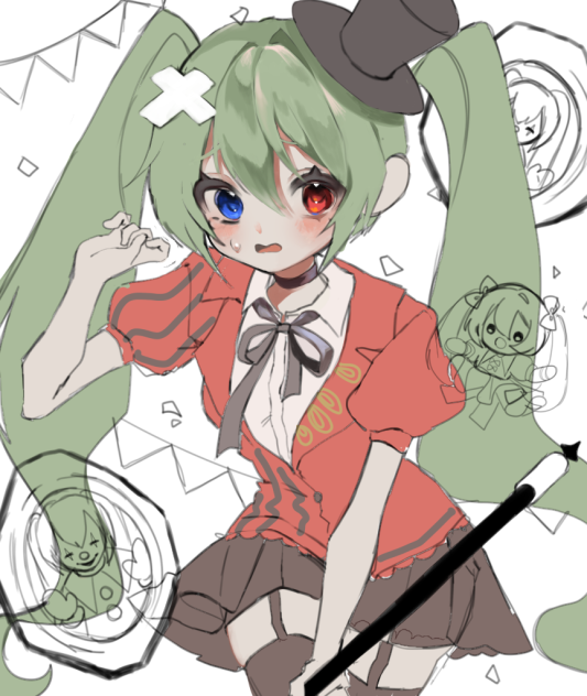 ミクちゃん とちゅう〜2