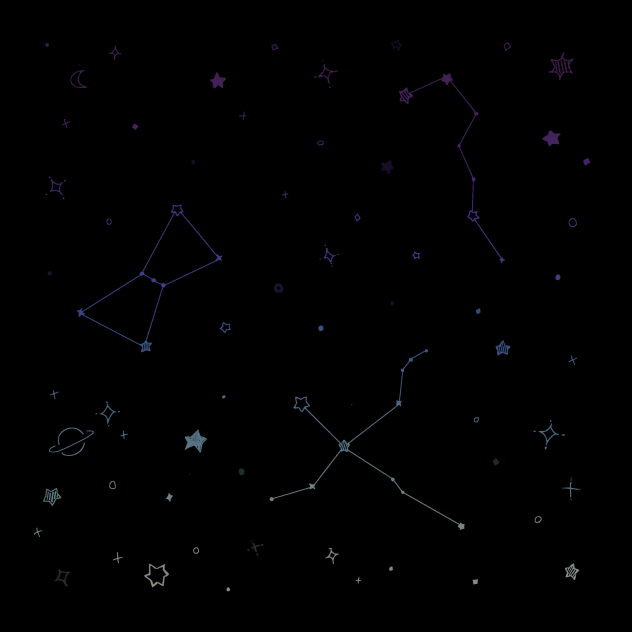 星と星座の背景2