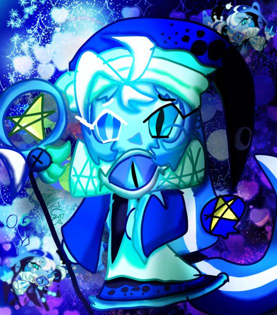 Blueberry milk cookie