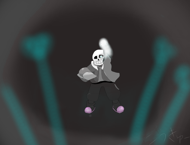 Undertale サンズ Ibispaint