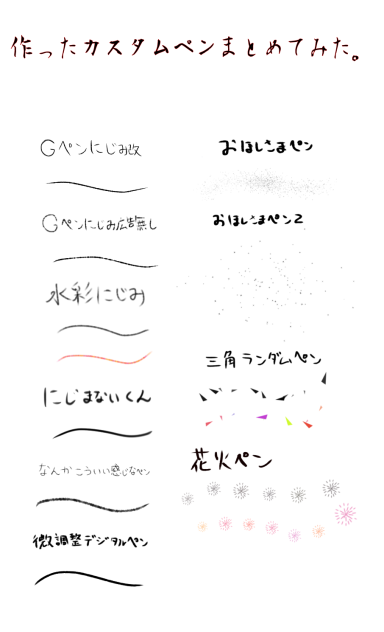 自作カスタムペンをまとめてみました。