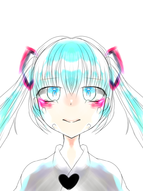 色違いにしたら初音ミクになる説。