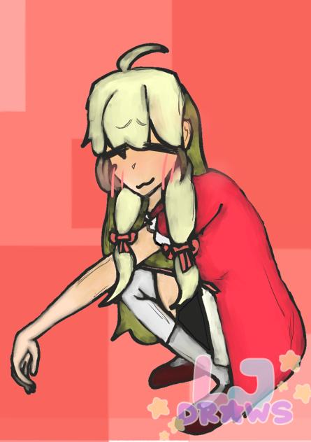 i drew my oc using a template