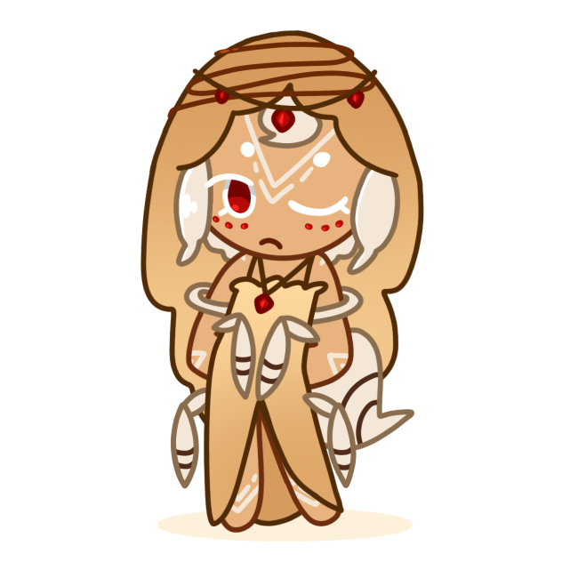 spider crepe cookie