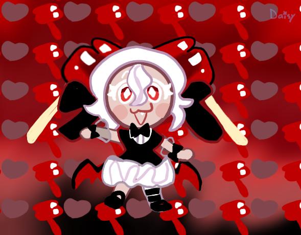 Candy apple cookie!
