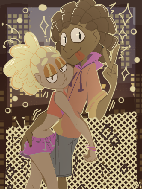 Dina e Tigo l Cores de humanos