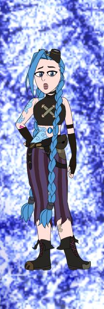 jinx as a cat's eye gem