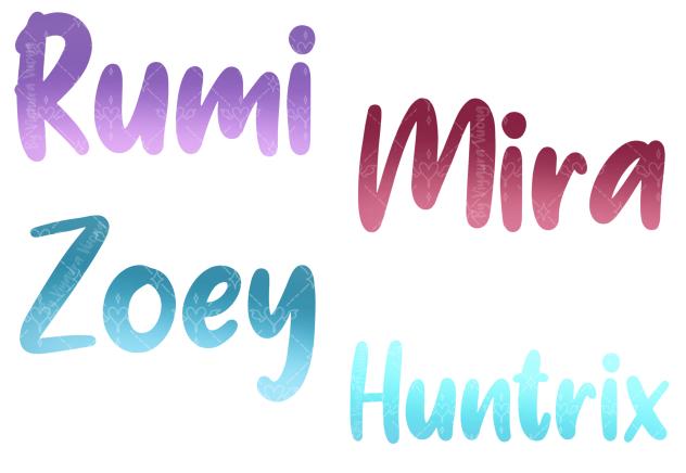 Oooo Huntrix Names