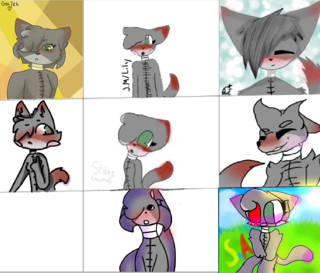 another 9 art style collab - ibisPaint