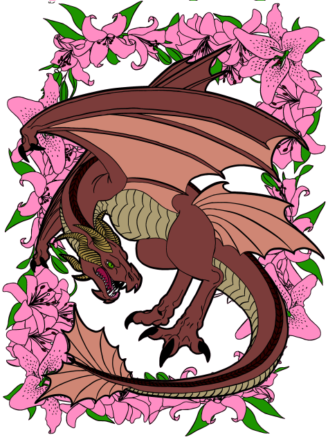 Prehistoric Dragon Colored