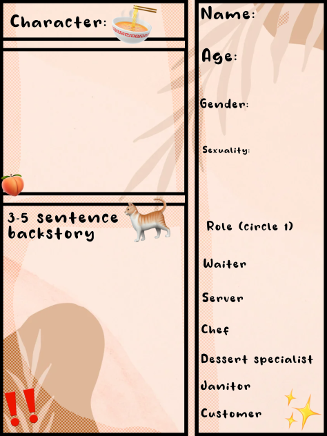 🍜CS FOR LOCAL RESTAURANT🍜