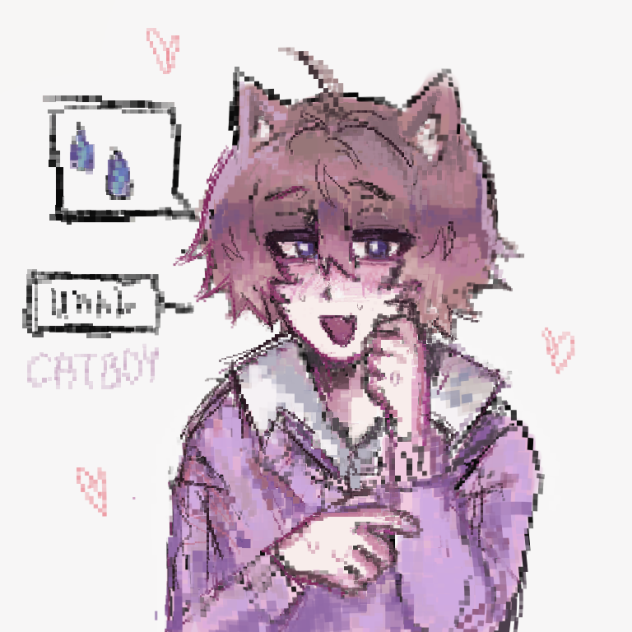doodle catboy lol pixel