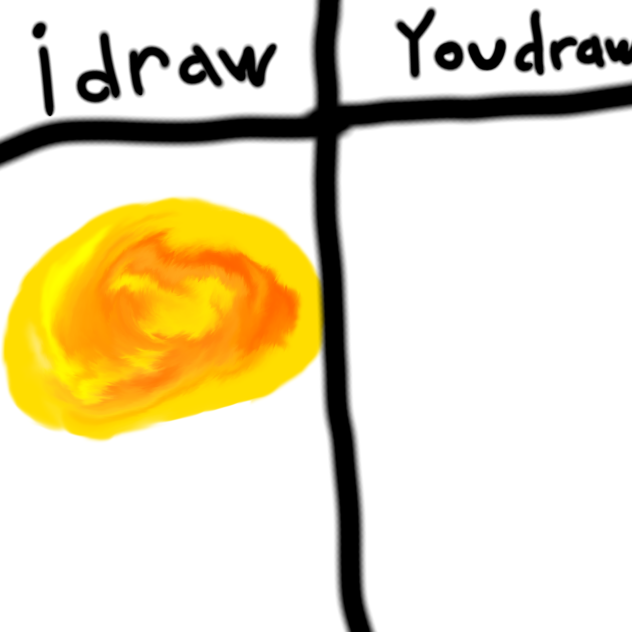 blab I draw you draw yellow