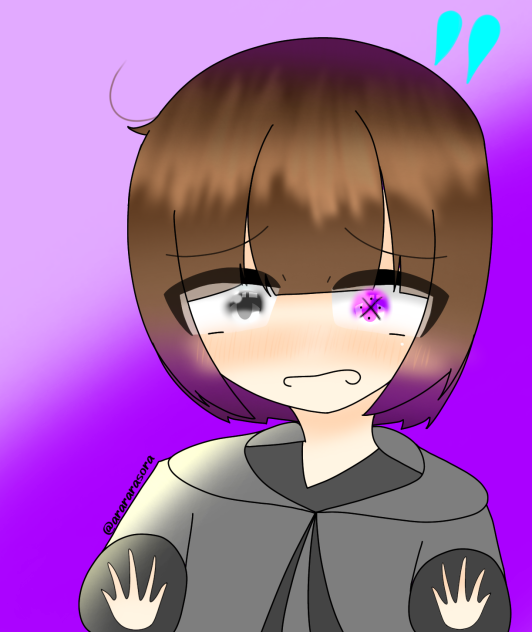 恥ずかしがってるエラーちゃん