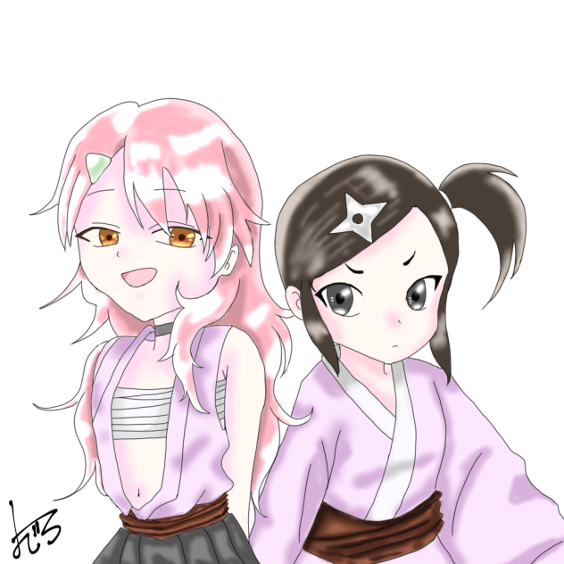 ベニスモモとトウワタ(くノ一ツバキの胸の内)