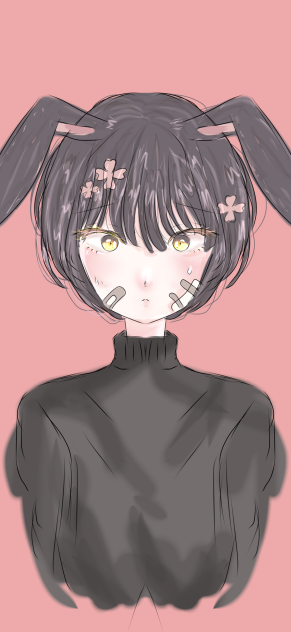 Mikousagi oc by (iPhone X finger)
