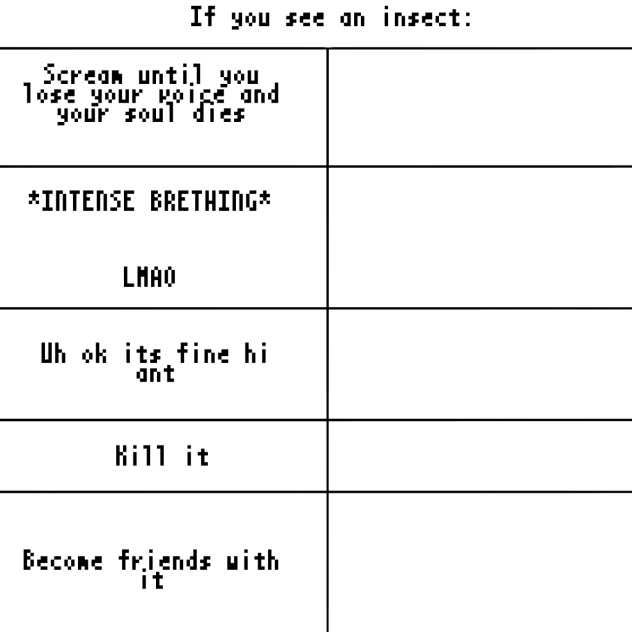 If you see an insect collab