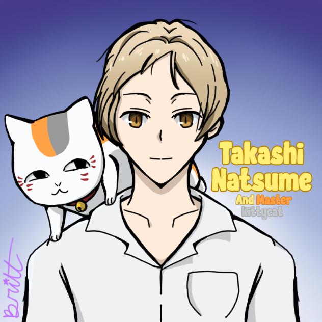 Takashi Natsume and Master Kittycat