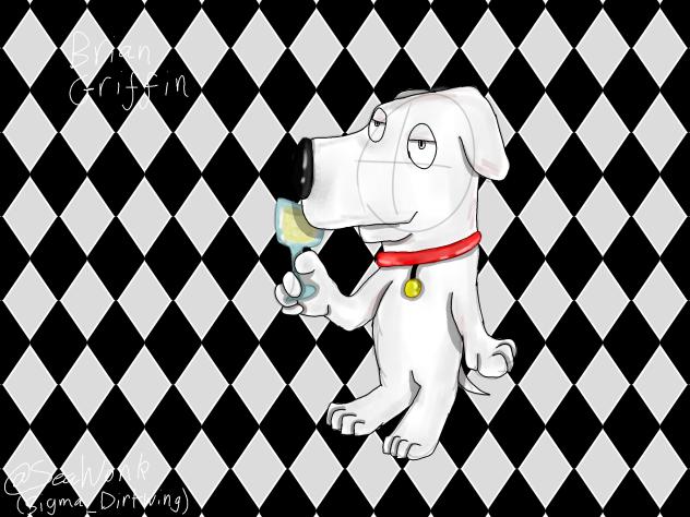 Brian Griffin Fanart-Family Guy