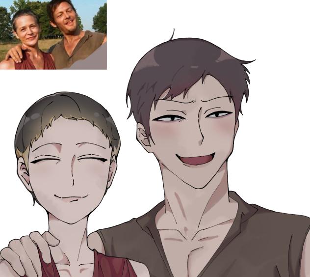 Carol and Daryl (I love them omgg 💕💕)