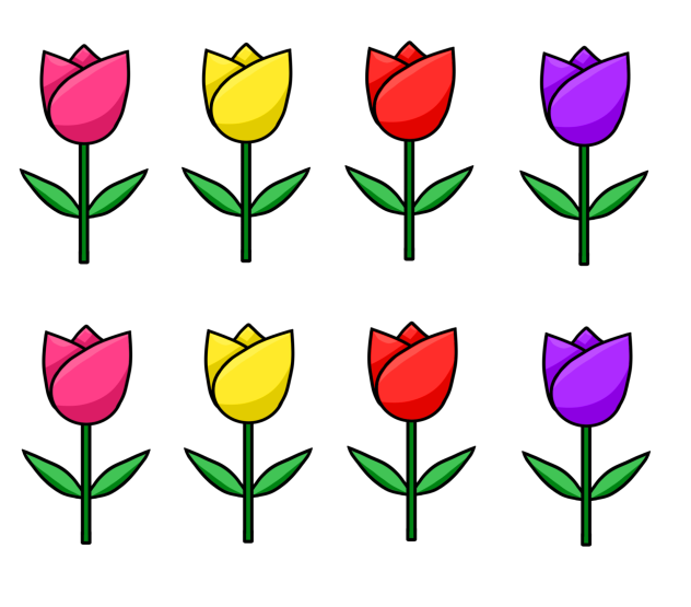 Tulip stickers