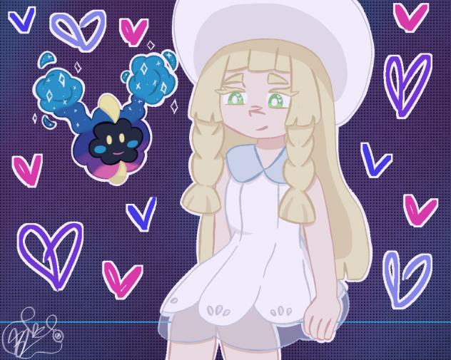 🫶Lillie and Cosmog!!🩷💜💙