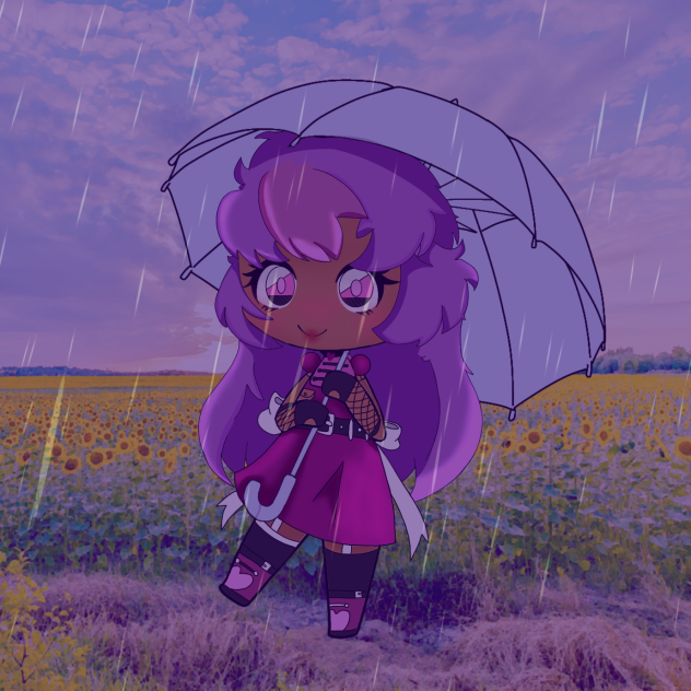 In the rain
