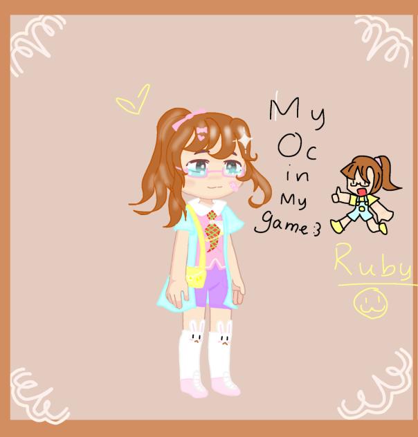 My oc in my game