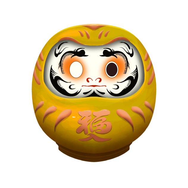Wealth Daruma Doll