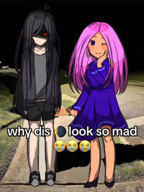 why dis 🌘 look so mad 😭😭😭