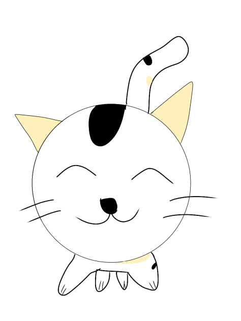 近所に来た猫！